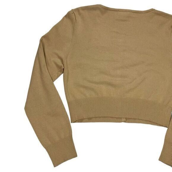 Harve Benard Sweater Womens Large Beaded Pearls Embellished Cardigan Granny Core - Picture 8 of 14